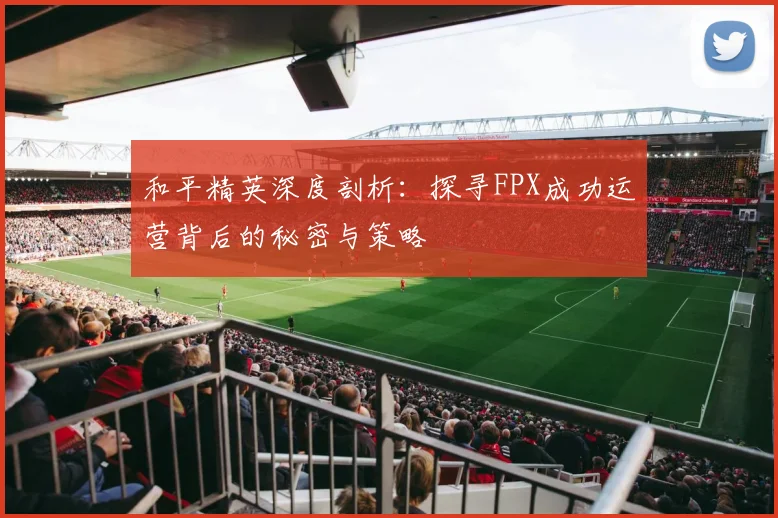 和平精英深度剖析：探寻FPX成功运营背后的秘密与策略
